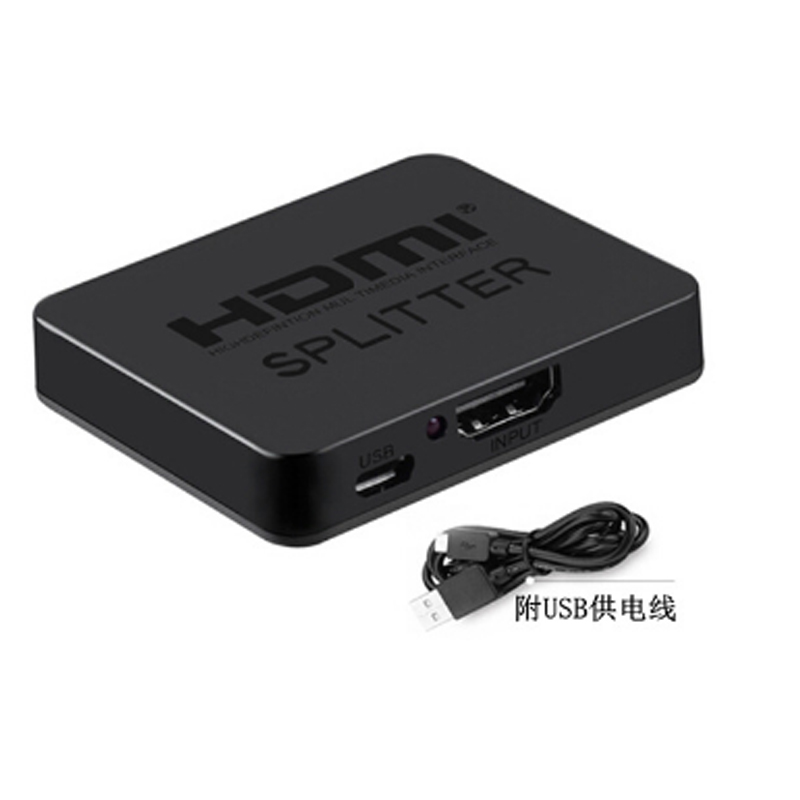 HDMI 1:2 4K * 2K distribuidor divisor de frequência de vídeo HD 1:2hdmi 1 em 2 saída 1 em 2 saída