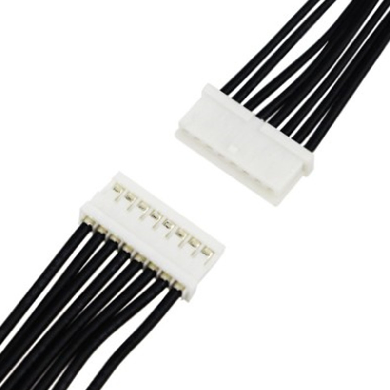 1.5mm pitch connector custom jst extension connector de 2 3 4 5 6 7 8 10 13 pin white female wire harness cable assembly
