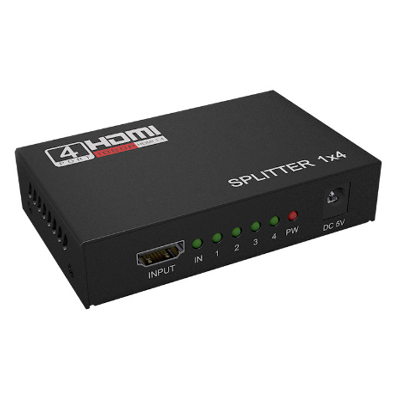 Distribuidor HDMI Distribuidor HDMI 1:4 Distribuidor de vídeo 1:4 1080p