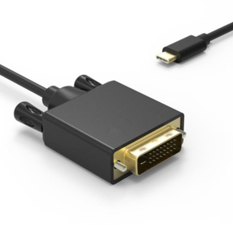Type-C to DVI usb-c usb3.1 type-C to DVI conversion cable HD cable