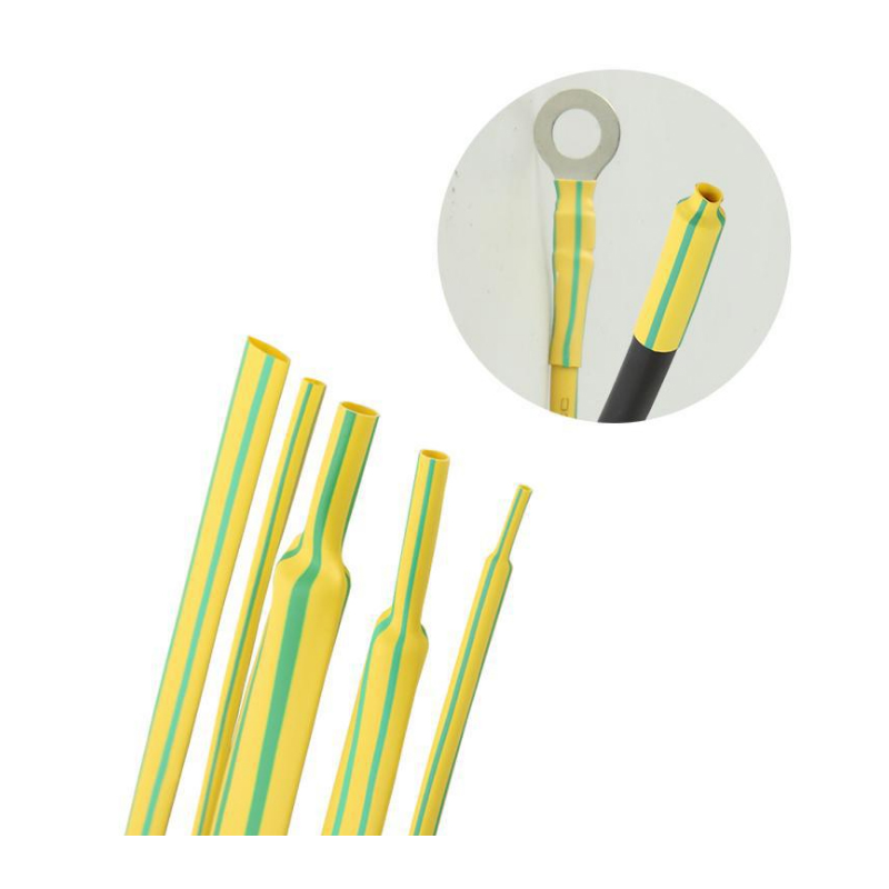 Yellow green two-color g tube 2:1 two-color heat shrinkable tube