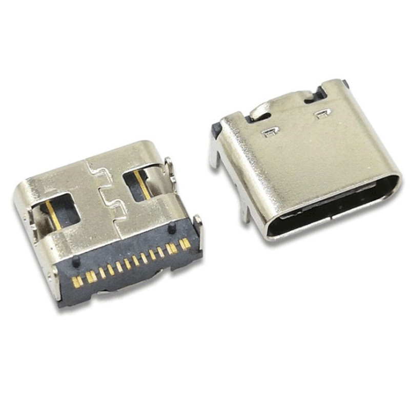 USB3.1 Tipo-c 16 pinos SMT de linha única