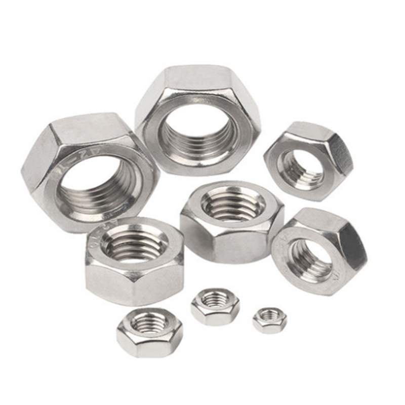 4# 6# 8#10# 1 / 4 304 stainless steel American Standard hexagon nut American fine thread nut ansib18.2.2