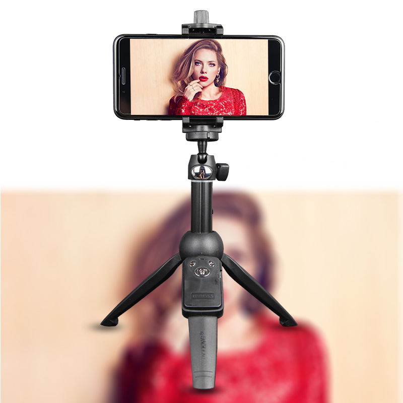 tripé para selfie em celular, suporte de dupla utilização com controle remoto Bluetooth, suporte para transmissão ao vivo de selfie