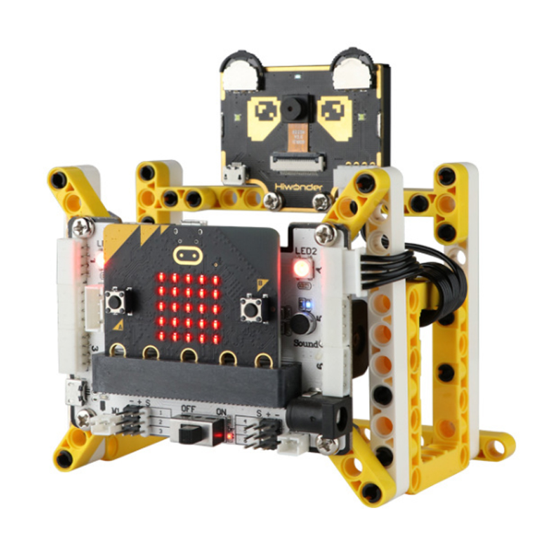 AI visual mask recognition machine micro:bit robot graphical programming artificial intelligence learning display