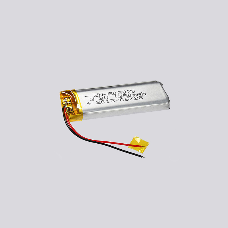 Polymer lithium battery Beauty instrument battery 3.8V lithium cell 802070 1350mAh