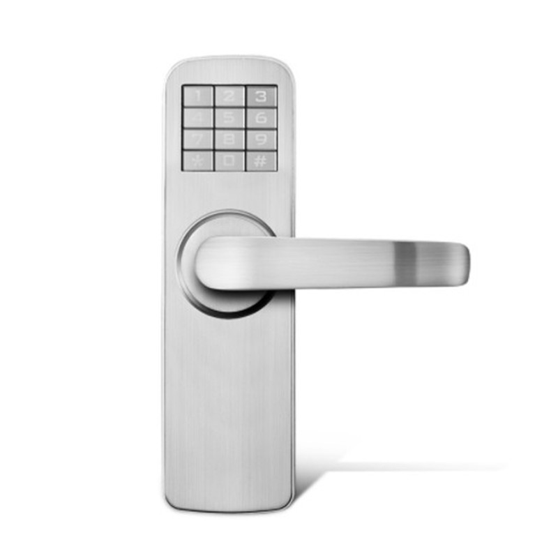 Intelligent door lock Household electronic combination lock Office door wooden door single lock ball lock with tongue