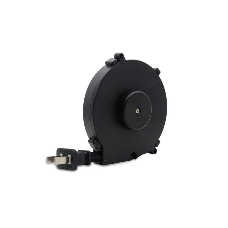 2-core hair dryer power cord reel small mini fan winding reel small appliance mobile telescopic take-up reel