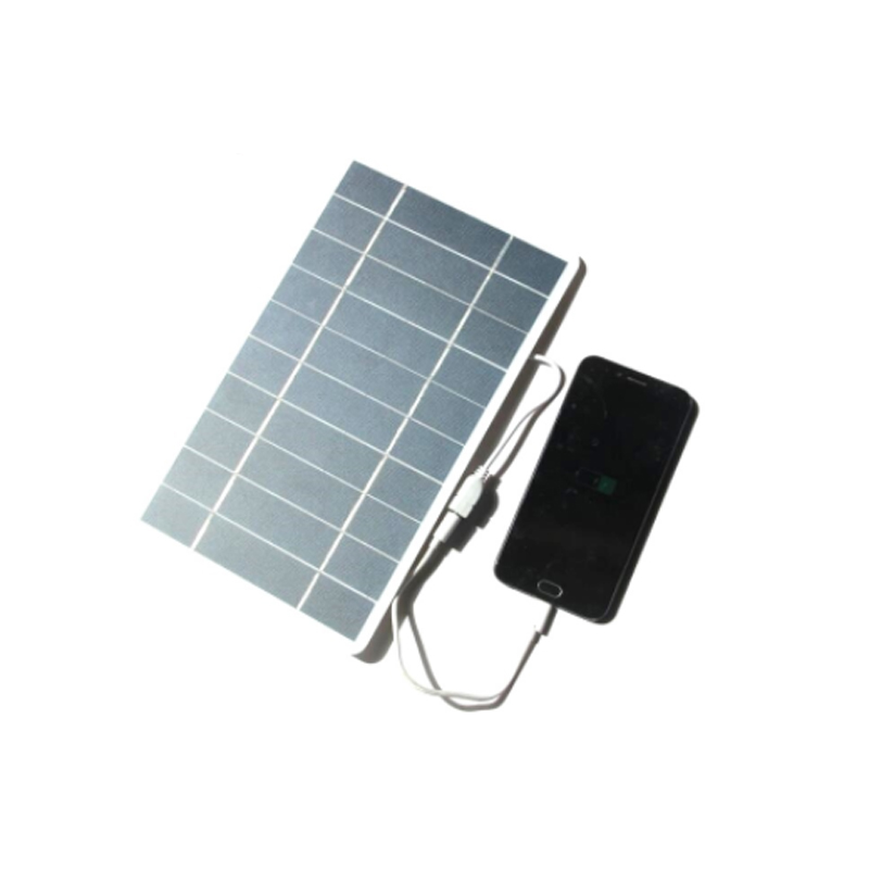 8W 5V solar charger Charging plate Outdoor camping lamp mobile phone mobile power charging bank charger 