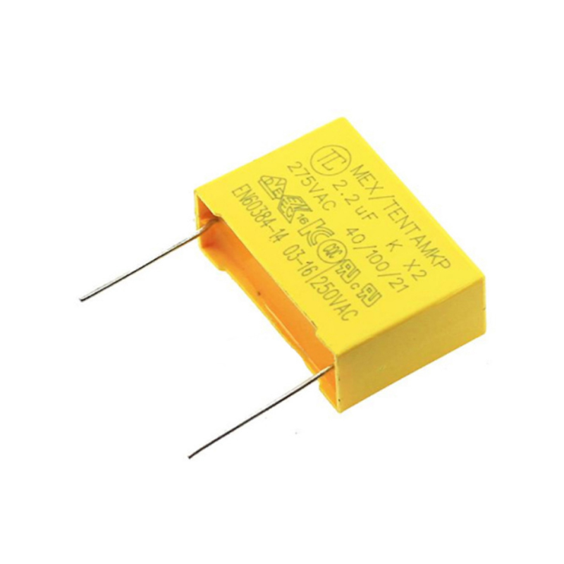 capacitor anti-interferência para segurança 275V225K passo do pé 27,5mm 2,2UF/275V fonte de alimentação de alta potência