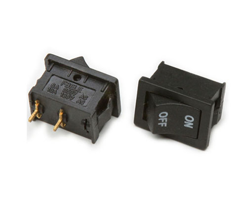 Interruptor oscilante off square de 2 pinos com 21x15mm 10a 250vac t85