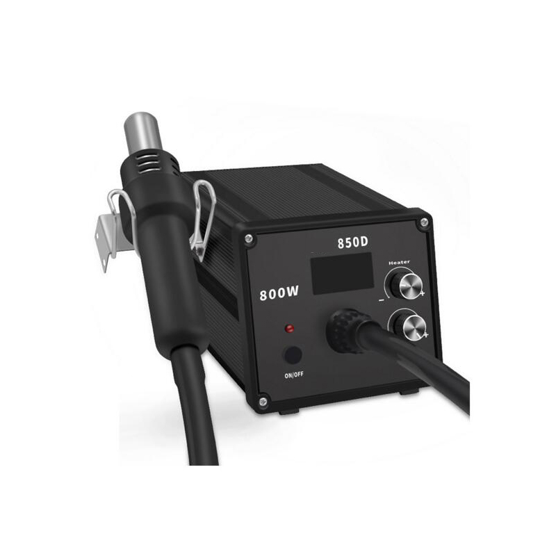 Estação de dessoldagem com pistola de ar quente 2 em 1 850B ferro de solda digital 850D display digital termostato estação de dessoldagem ferramenta de soldagem de reparo