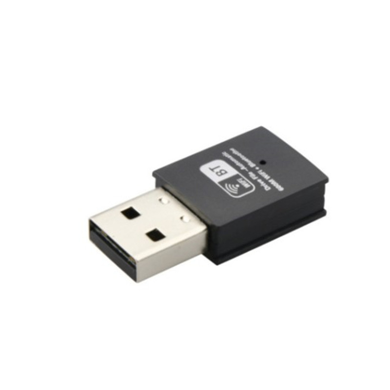Драйвер двухдиапазонной беспроводной сетевой карты 600 м, бесплатный USB Bluetooth WiFi, два в одном, беспроводная сетевая карта 2,4 г/5,8 г