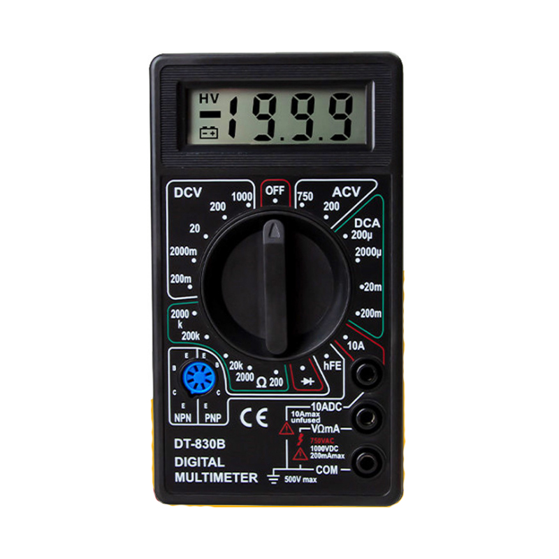 DT830B мини-портативный мультиметр цифровой высокоточный многофункциональный карманный мини-универсальный мультиметр для ремонта электрик