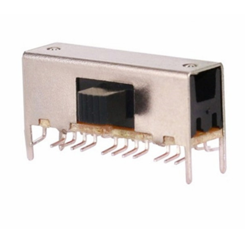 МИНИ-ползунковый переключатель 2P2T SMD SMT, 4-контактный, 2-позиционный, боковые мини-тумблеры