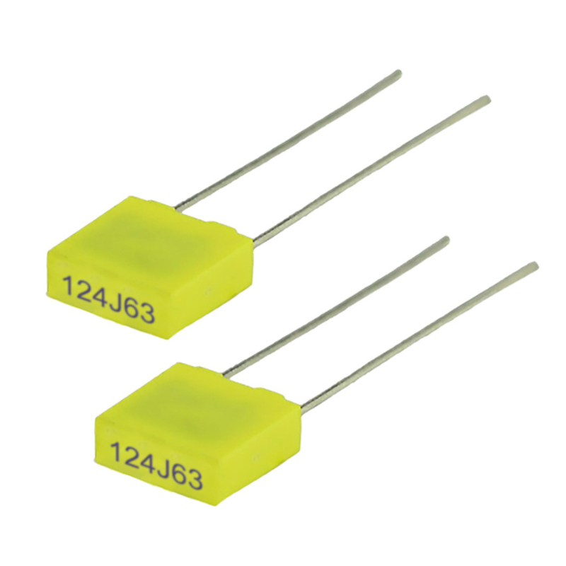 Корректирующий конденсатор 0,12 мкФ 120NF P5mm 124J/63V небольшой пленочный конденсатор