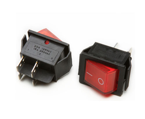 Большой ток 30A 250VAC 1E4 kcd4 t120 / 55  Колесовой переключатель