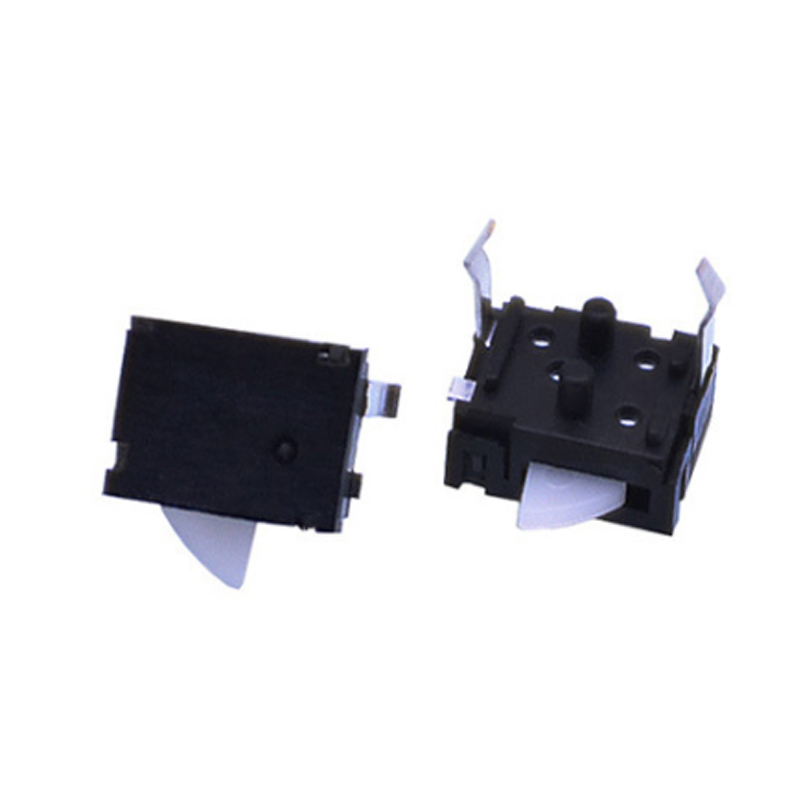 Прямоугольный SPST Включает SMD 4 - контактный контрольный переключатель