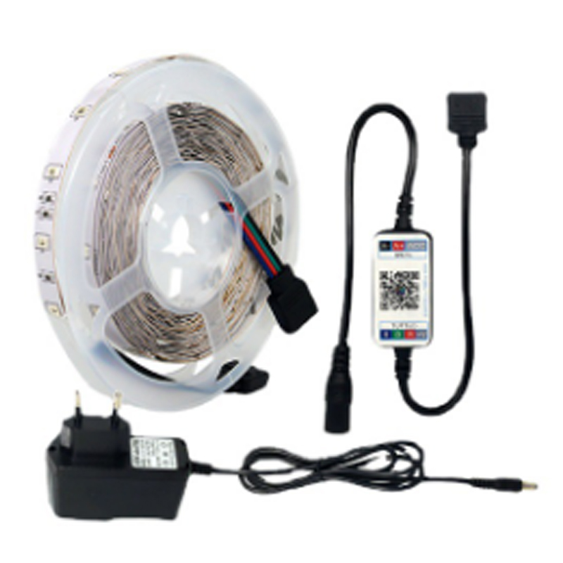 Светодиодный светильник с набором контроллеров 12V2835RGB + Bluetooth для телевизора, фоновая подсветка, атмосферный свет, витрина, украшение для до