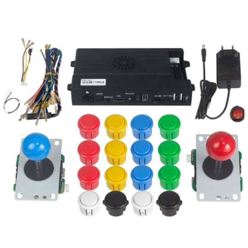 8000 In1 3D Pandora Box Wi-Fi 3A-игровая аркадная игровая консоль 4188 Diy Pandora Bartop 6 1300 Boite с монетоприемником Raspberry Pi 4