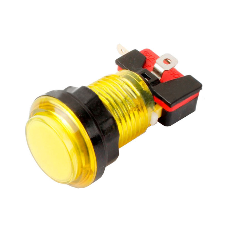 32миллиметр small circle button switch arcade game machine button with light button small circle self reset switch factory direct supply