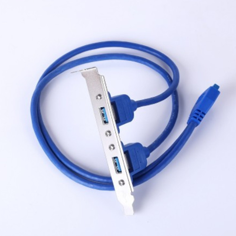 Motherboard универсальная последовательная шина expansion cable 2-port универсальная последовательная шина3.0 baffle cable computer host 20p dual 3.0 expansion baffle cable