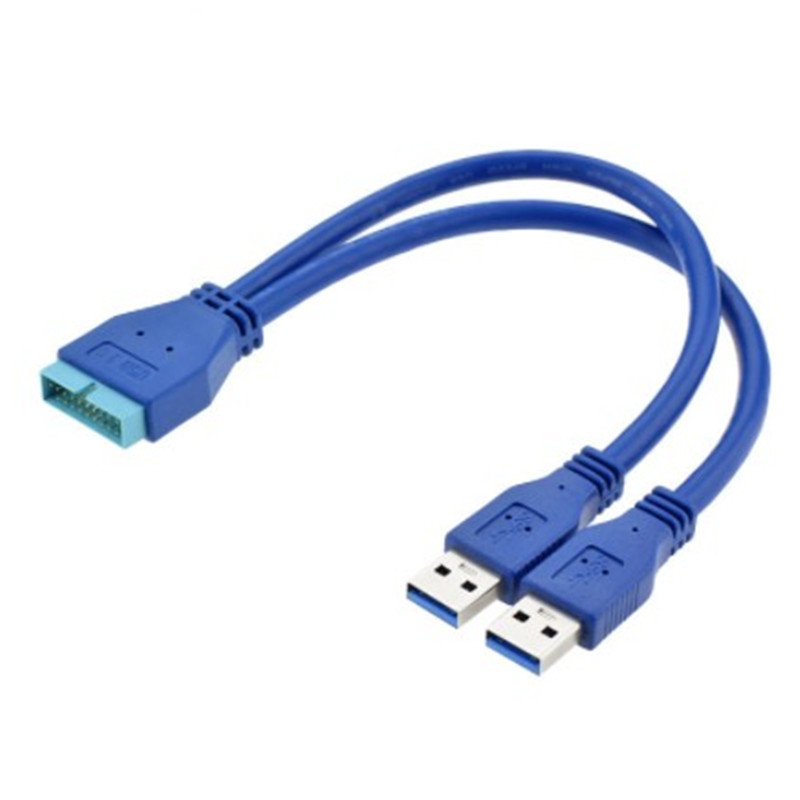Материнская плата 20pin Revolution двойной адаптер USB3.0 USB3.0am к линии передачи данных 20p