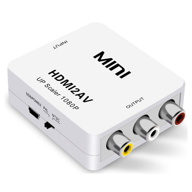 Конвертер аудио и видео HDMI в AV Линия преобразования HDMI в AV RCA HD Конвертер HDMI в AV