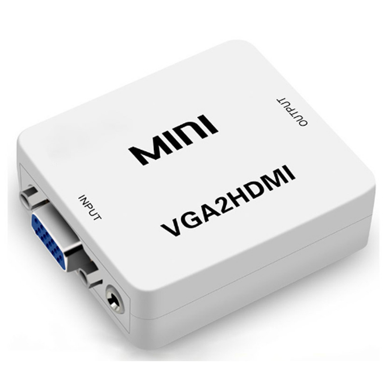 Mini VGA to HDMI поддерживает преобразователь VGA в HDMI 1080p HD vga2hdmi