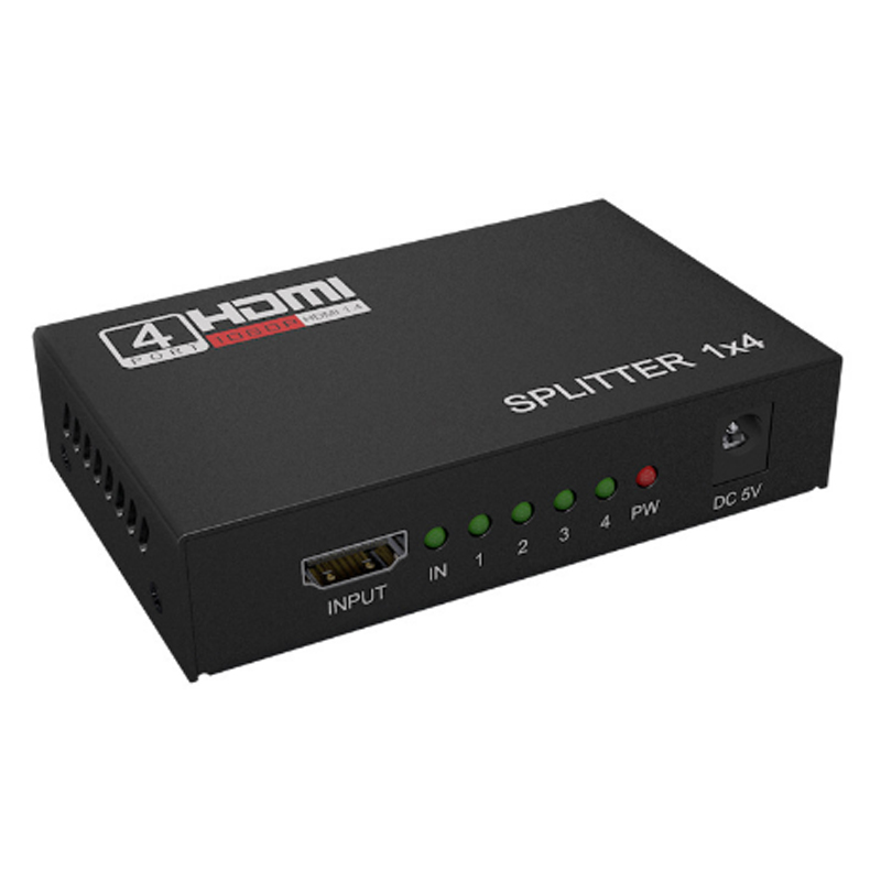 Распределитель HDMI 1:4 Распределитель HDMI 1:4 Распределитель видео 1080p