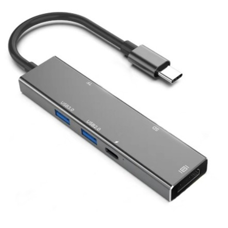 Док-станция Type-C к HDMI Lightning 3 Компьютерный концентратор USB C Многоинтерфейсный концентратор расширения