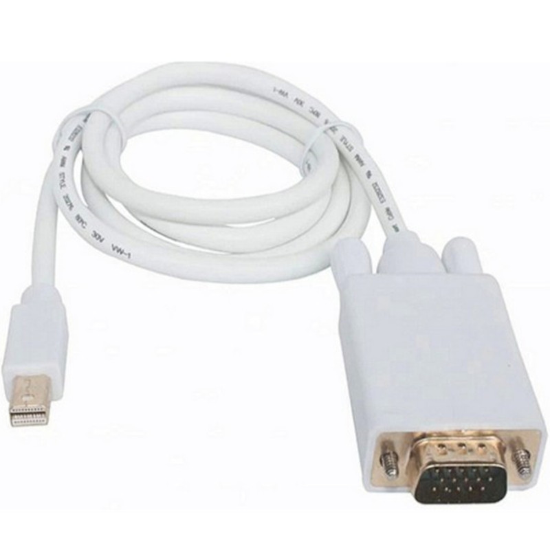Преобразователь Mini DP в VGA Видеокабель Mini DP в VGA для общественных проекторов