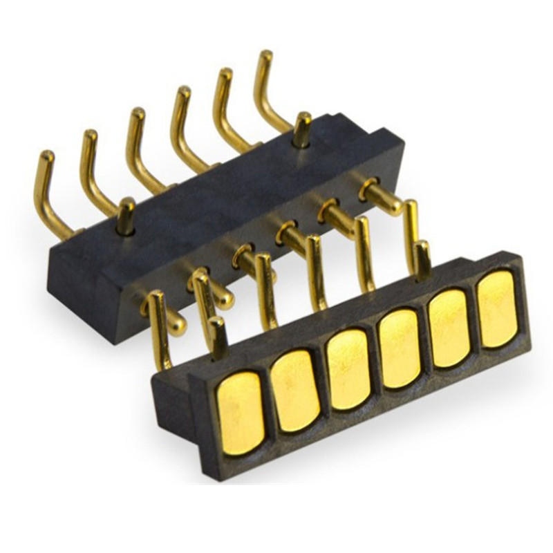 6pin pogo pin Высокопроизводительная стабилизирующая пружина
