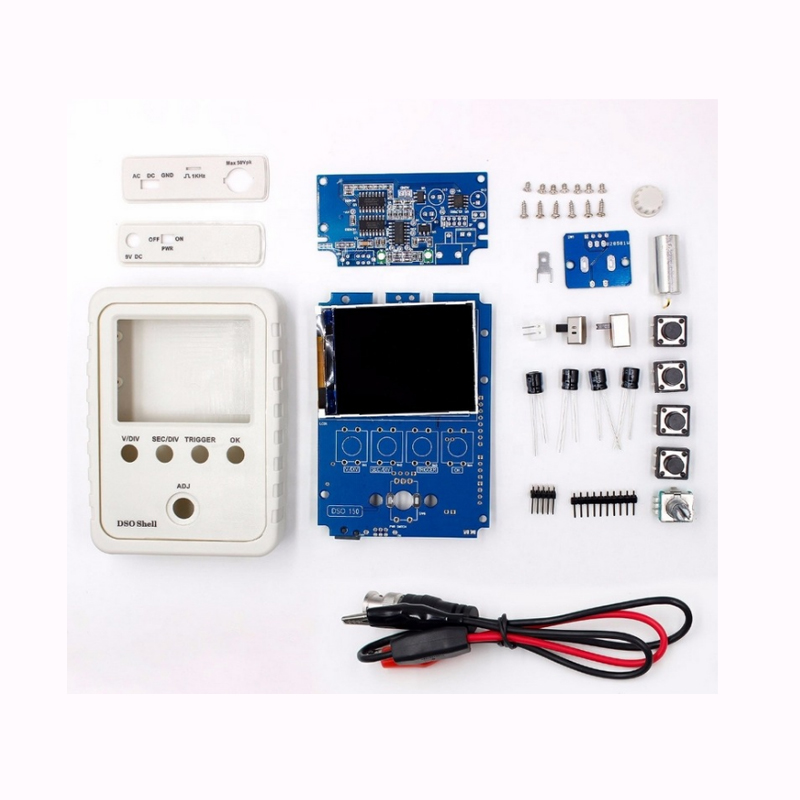 DSO150 Комплект осциллографа Электронное обучение DIY Набор DSO150 отдельные детали с источником питания