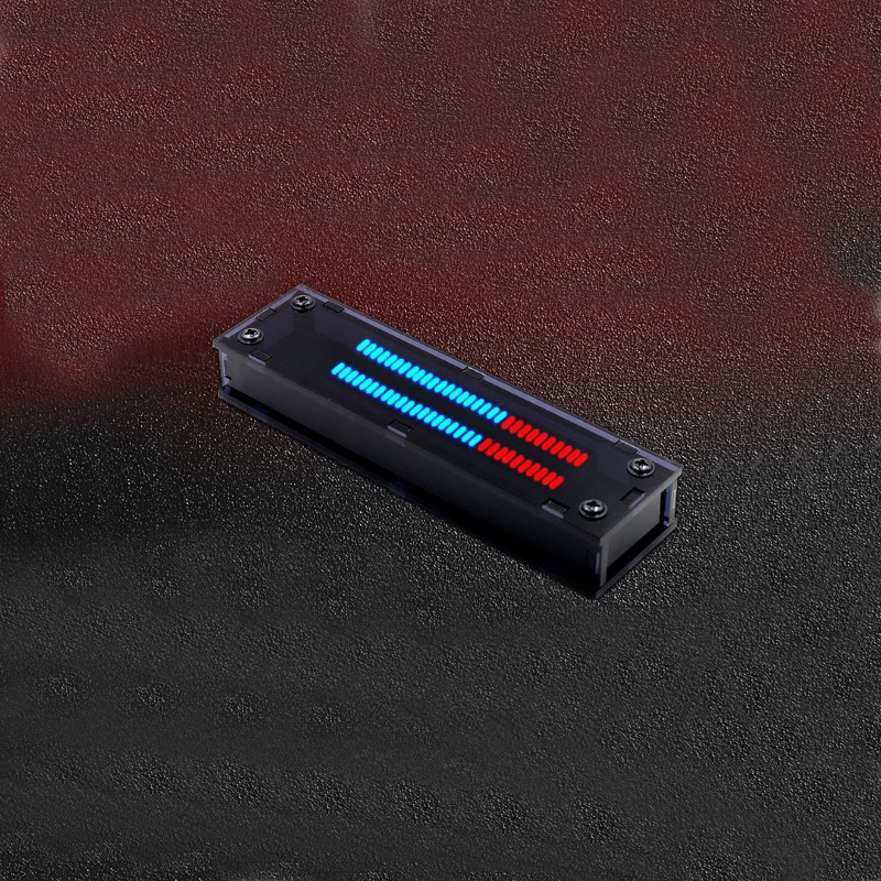 VHM-902 двойной 30-битный светодиодный уровень музыкального спектра, аудио светодиодный индикатор, плата стереоусилителя «сделай сам»
