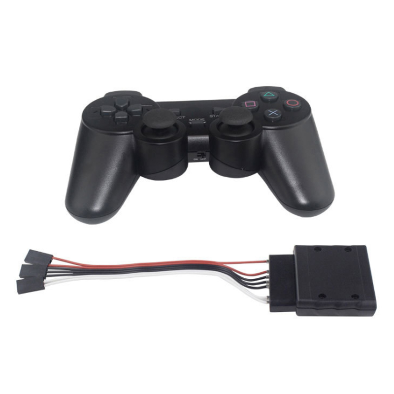 Ручка PS2 для роботов, беспроводной пульт дистанционного управления, совместим со всеми типами фантомных контроллеров рулевого механизма.