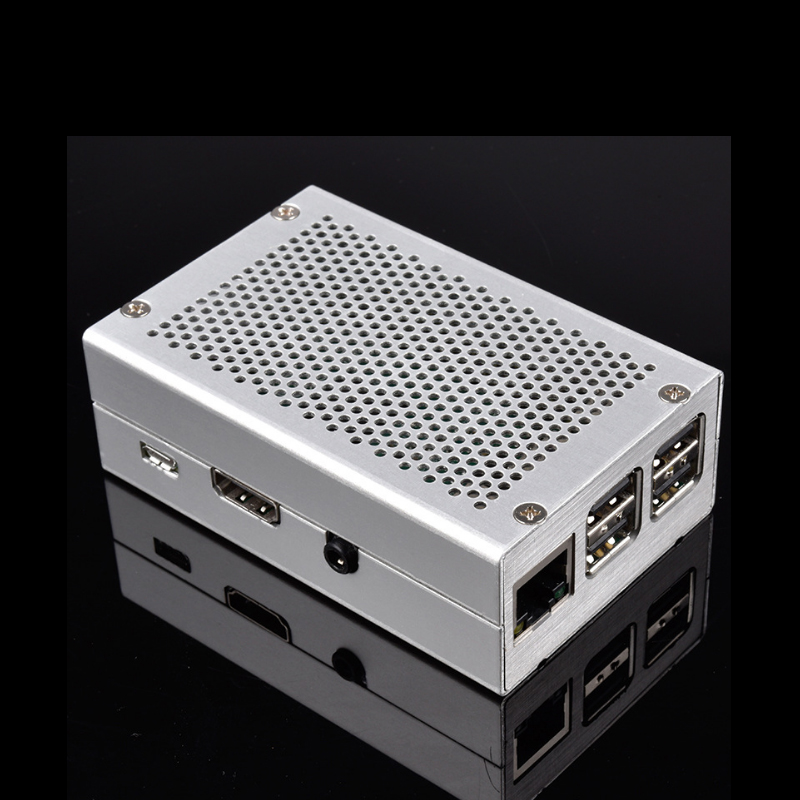 Поддержка Raspberry Pi 3B/3B+ Алюминиевый охлаждающий корпус Raspberry Pi Совместимый вентилятор и радиатор