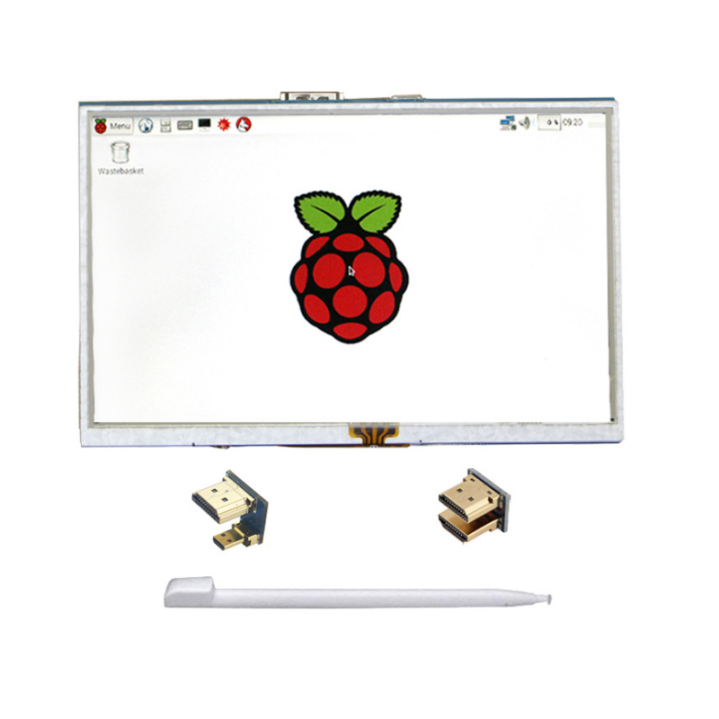5-дюймовый Raspberry Pi 3B/3B+/4B ЖК-дисплей с сенсорным экраном Raspberry Pi5-дюймовый HDMI-дисплей