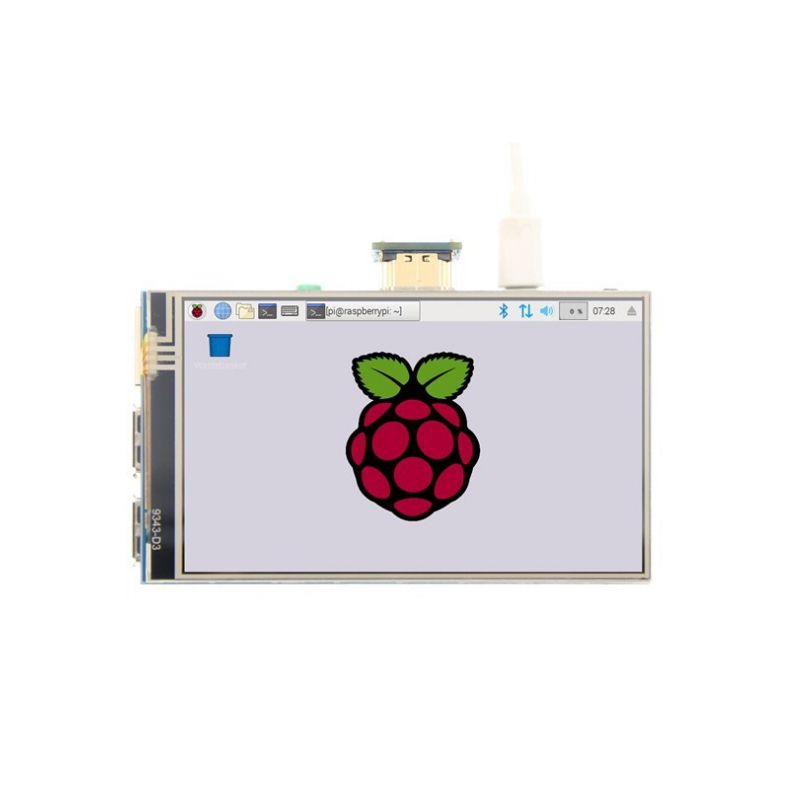 4-дюймовый Raspberry Pi HDMI-дисплей Raspberry Pi с сенсорным экраном IPS HD 800X480 3B+/4B