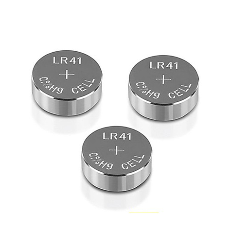 Кнопка LR41 Аккумулятор AG3 1.5V Игрушечные часы Аккумулятор