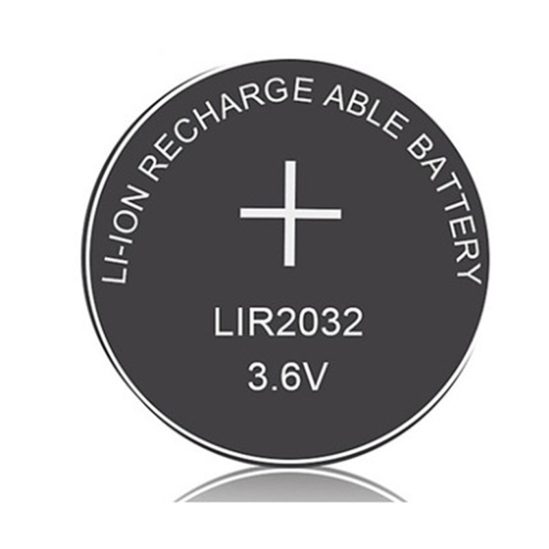 Заряжаемый пуговичный аккумулятор LIR2032 LIR2025 3.6 V Литий - ионный заряжаемый аккумулятор