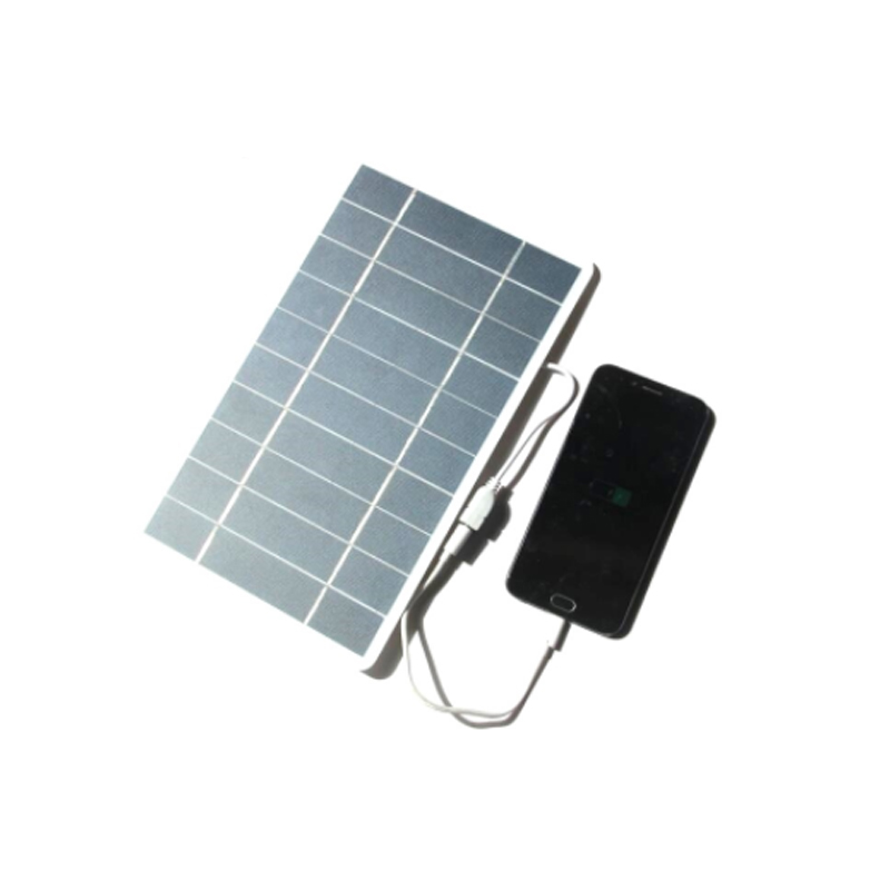 8W 5V Солнечные зарядные устройства Зарядная панель Лампы на открытом воздухе Мобильный телефон Зарядное устройство
