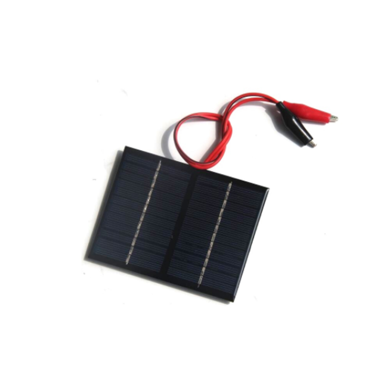 1.5W 12V поликристаллическая кремниевая панель Солнечные батареи + тигровый зажим Солнечные игрушки